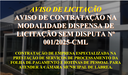 AVISO DE LICITAÇÃO